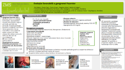 Evoluție favorabilă a gangrenei Fournier